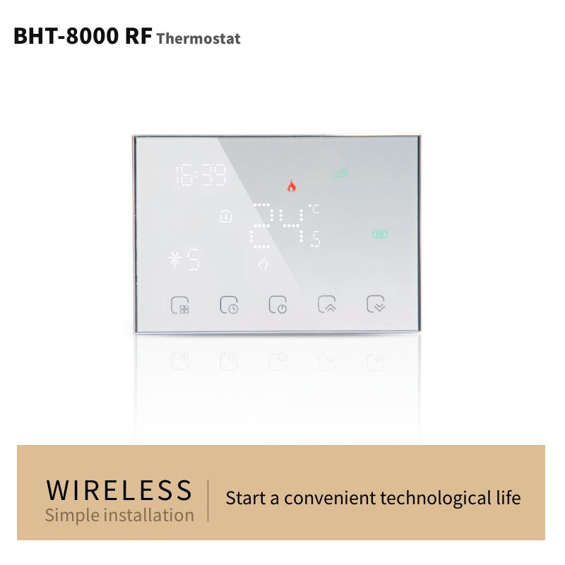 Beca WiFi Battery Thermostat BHT-8000RF-VA-GCW for Boiler Control