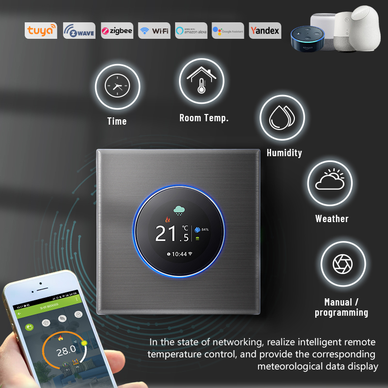 Beca BHT-7000 Termostato WiFi Inteligente para Caldera con Mando